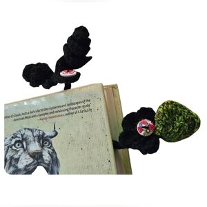 Hand Crafted Bookmark Handmade Crochet Knitted Data Cable tie Acrylic Accessory